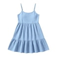 thumbnail image 6 of Tqcoqu Women's Adjustable Spaghetti Strap Backless Dresses,Tiered Ruffle Mini Dress with Pockets,Light Blue Women's S-XXL, 6 of 6
