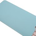 thumbnail image 4 of Funda de cuero para teclado, resistente al agua y al polvo, de PVC, de doble cara, portátil, para viajes, para Logitech K380, color azul claro y plateado, 4 of 5