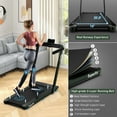 thumbnail image 4 of Costway Up To 7.5MPH 2.25HP 2 in 1 Dual Display Screen Treadmill Jogging Machine W/APP Control Green, 4 of 8