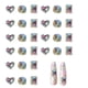 thumbnail image 1 of 30 Uds. De diamantes de imitación para uñas, gemas para decoración de uñas, cristales artesanales, decoraciones de vidrio, diseño plano, cara, ropa, zapatos, decoración Diy, decoración artística de, 1 of 6