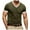 Green, variant on JAKANYQ Men's Tees Short Sleeved V Neck Solid Color Stitching Pocket T Shirt Top Classic Lightweight