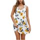 thumbnail image 1 of Vestido Corto de Verano Casual de Moda Impreso Cuello Redondo Bolsillo sin Mangas de las Mujeres, Vestido Casual para Diario, 1 of 9