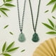 thumbnail image 4 of Collar con colgante de Maitreya de 2 colores, colgante de jade, cadena de cuentas, amuleto de la suerte, joyería, regalo para hombres y mujeres., 4 of 9