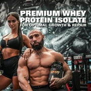IsoPept Hydrolyzed Whey Protein Powder by EHPlabs - 100% Whey Protein Isolate & Hydrolysate, 27g of Protein, Non-GMO, Gluten Free, Fast Absorbing, Easy Digesting, 27 Serves (Vanilla Ice-Cream)