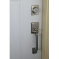 thumbnail image 3 of Design House Moderno Karsen Interior/Exterior 2-Way Entry Handleset, Satin Nickel, 3 of 14