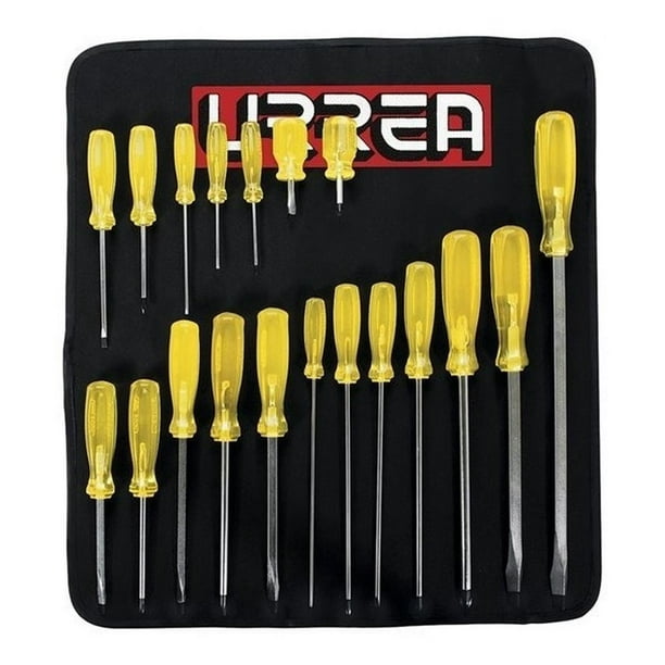 Juego de 19 Destornilladores Urrea Combinado 9600E