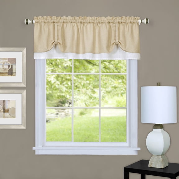 Achim Darcy Window Curtain Valance 58x14