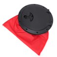 thumbnail image 1 of Black Deck Plate Kit Waterproof Round Hatch Cover for Kayak Boat Fishing Rigging, 1 of 7