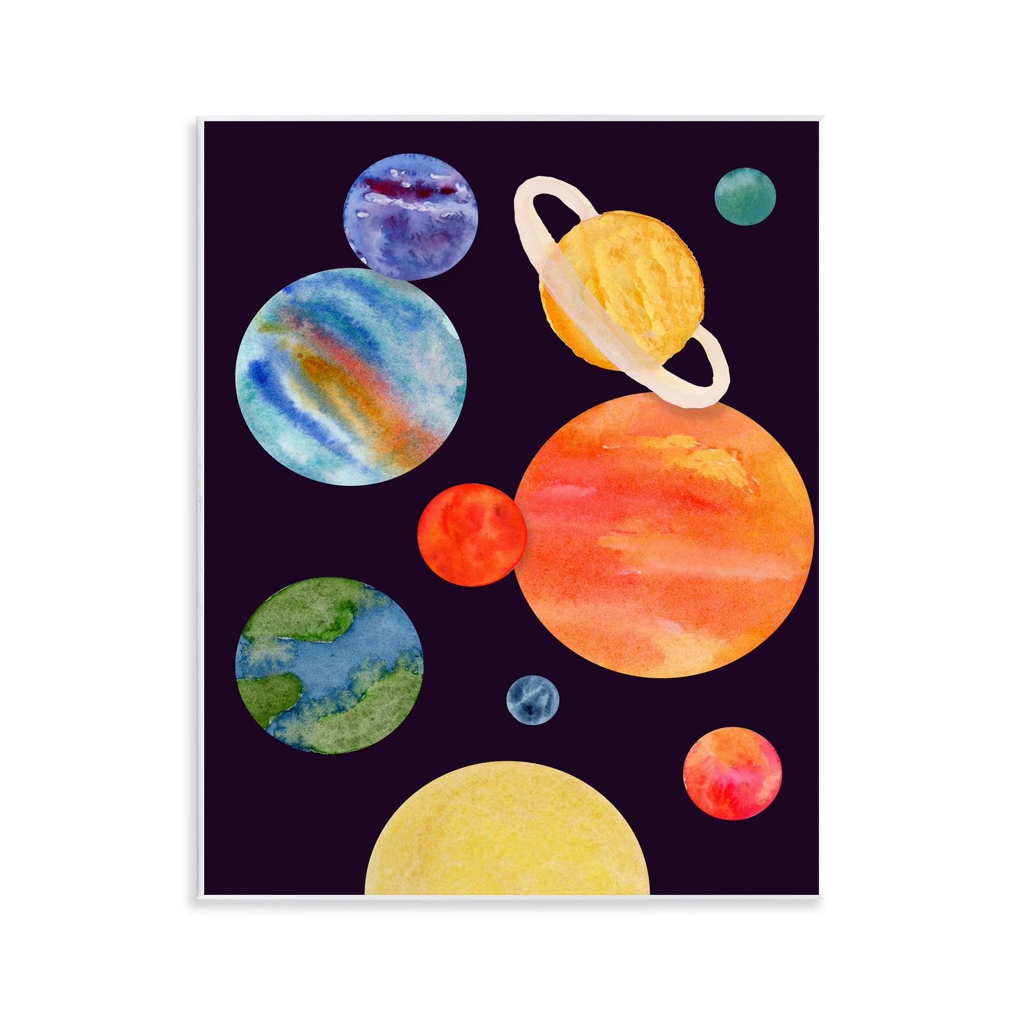 Stupell Industries Milky Way Planets Solar System Art for Kids