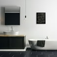 thumbnail image 2 of Stupell Industries Put It Down Bathroom Family Wood Texture Word Design Canvas Wall Art by Daphne Polselli, 2 of 5