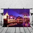 thumbnail image 2 of ABPHOTO Polyester 7x5ft Backdrop Beautiful Night View Photography Background and Studio Photography Backdrop Props, 2 of 5