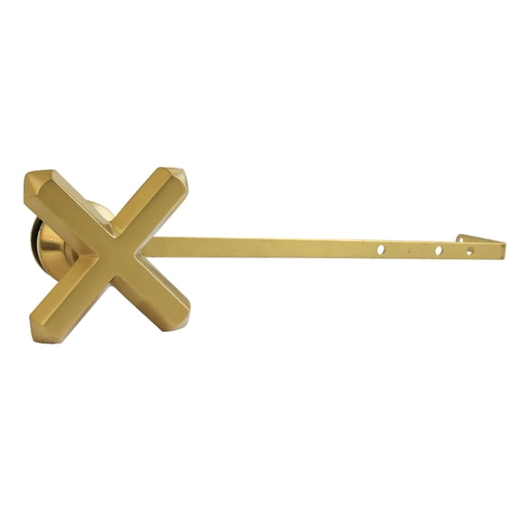 Kingston Brass KTCHXD7 French Country Universal Front or Side Mount Toilet Tank Lever in Brushed Brass