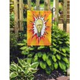 thumbnail image 2 of JSDART Colorful Pattern Light Bulb Lamp Pop Comic Book Yellow Idea Garden Flag Decorative Flag House Banner 28x40 inch, 2 of 2