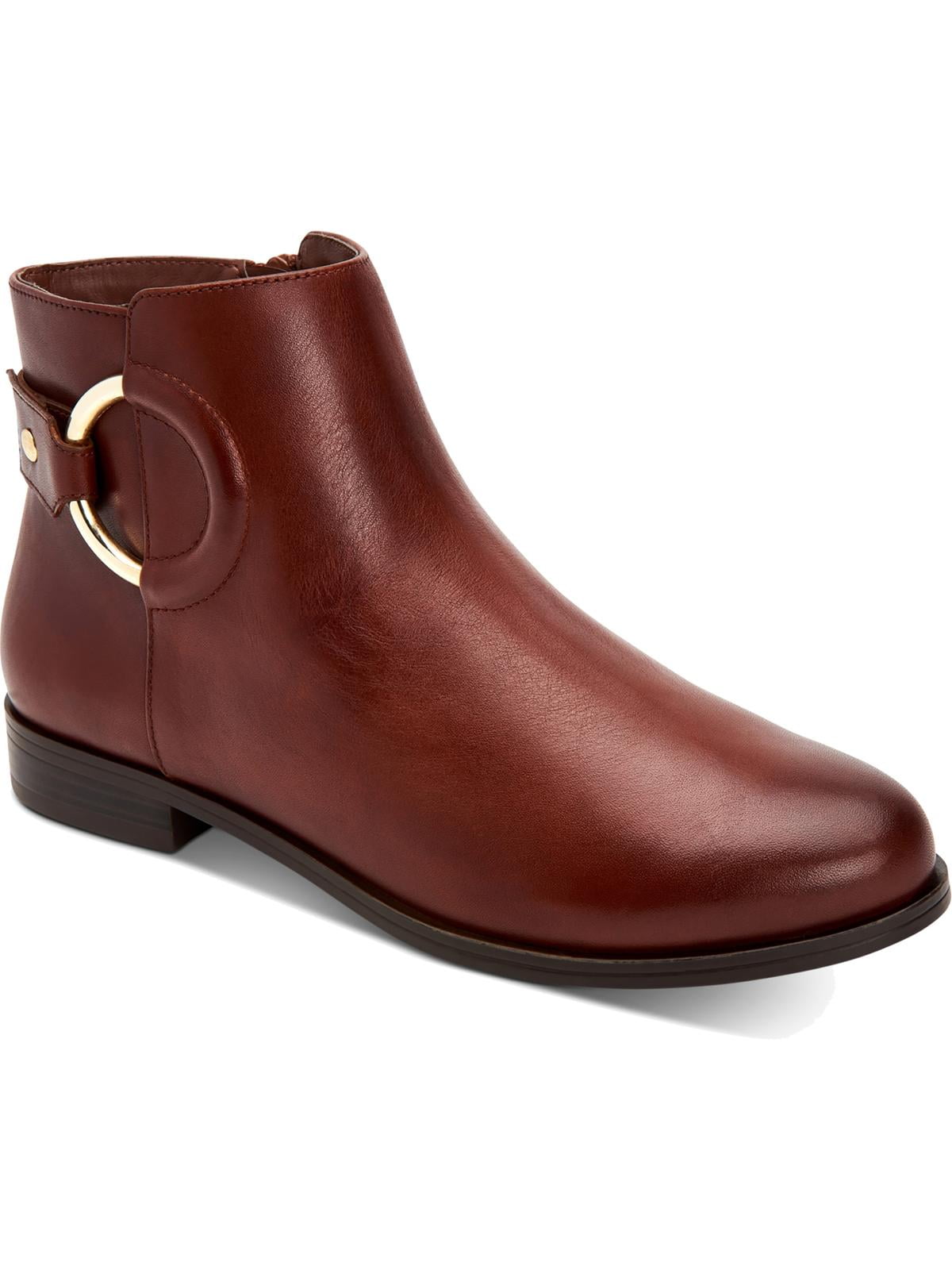 Alfani Women's Avvial Ankle Boot Zipper Booties Brown Size 5.5 M