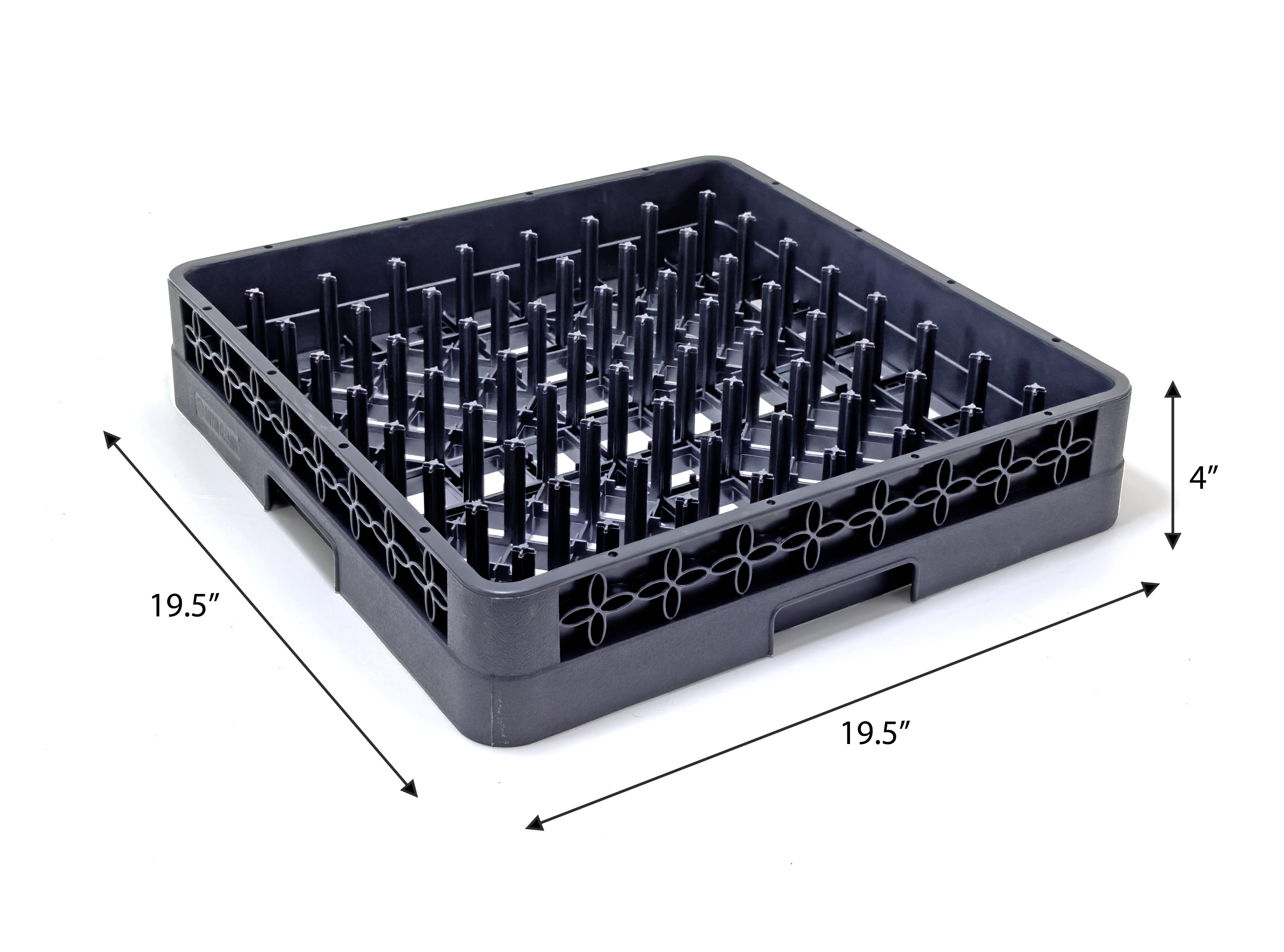 Peg Plate Rack For Commercial Dishwasher | Full Size Tray Rack