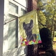 thumbnail image 2 of Easter Eggs Chinese Crested Black Flag Canvas House Size, 2 of 4