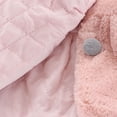 thumbnail image 5 of Toddlers Jackets Dqueduo Toddler Girls' Hooded Fleece Button Coat Jacket With Matching Mini Shoulder Bag Pink 3-4Years, 5 of 9