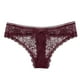 thumbnail image 1 of Gibobby Pantys para Mujer Bragas encaje sexy lujo ligeras para mujer Calzoncillos finos sin costuras cintura tentación hueca transparente（Vino， L), 1 of 4