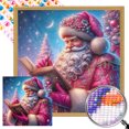 thumbnail image 1 of 5D DIY Taladro Parcial AB Diamante Pintura Santa Claus Kit Arte 45x45cm, 1 of 9