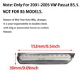 thumbnail image 6 of GTINTHEBOX Clear Lens Amber LED Front Bumper Side Marker Light For 2001-2005 VW Passat B5.5, 6 of 12