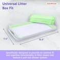 thumbnail image 2 of PetsWorld Multi-Cat Universal Fit Cat Pad Refills for Litter Box, Ultra-Absorbent, Odor Control, Pack of 50, 2 of 5