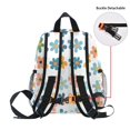 thumbnail image 5 of FORMRS School Backpack with Front Zippered Pocket 12" Student Travel Daypack, Colorful Flowers, 5 of 6