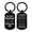 Drive Safe Boyfriend, variant on Double-Sided Drive Safe Handsome No One Else Will Tolerate Me Boyfriend Carabiner Keychain, Black Pouch, Black, 1