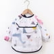 thumbnail image 1 of Baberos de bebé, delantal artístico de manga larga, babero impermeable de dibujos animados para niños pequeños, accesorios para comer, bata artística para niños, ropa para eructar, 1 of 5