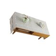 thumbnail image 2 of stanreset 1/2/3/5 Cotton Linen Tablecloth with Side Storage Pocket Rectangular TV Cabinet Mat Tea Desktop Fringe Waterproof Table Cloth for 50*145cm,Beige 1 Pc, 2 of 6