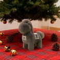 thumbnail image 5 of 2026 Year of The Gray Horse Chinese New Year Stuffed Animals Ornaments Cute House Plush Mascot Figurine Home Decor for Good Luck Gifts Indoor Outdoor Ornament for Car, Bag, Holiday(9.84"), 5 of 5