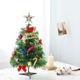thumbnail image 4 of Christmas Tree Flocked with Mixed Decorations and Multi-Color Lights | Fiber Optic Evergreen 50CM, 4 of 7