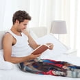 thumbnail image 5 of Pofeuu Cool Cat In Sunglasses Print Men's Pajama Pants, Soft Lounge Pajama Pants with big pockets for Men Plaid Pj Bottoms-XX-Large, 5 of 6