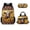 Aztec Tribal Yellow Sunflower Cow, variant on Jeiento Cute Panda School Backpack Travel Bag for Girls Student Bookbag Pink Hearts Kawaii Backpack Set with Lunch Tote Bag Box Pencil Pouch for Kindergarten Elementary Kids,3 in 1 School Bags