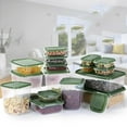 thumbnail image 4 of EIGTHTAIL 17 Pcs Food Storage Containers Set with Snap Lids (16 Lids + 16 Containers) Meal Prep Airtight Plastic Containers BPA-Free Lunch Containers for Kitchen Organization Pantry Home, 4 of 10
