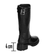 thumbnail image 3 of Bota Vavito Niña Negro Casual Larga Cierre Infantil T22-27 negro 23, 3 of 10