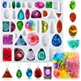 thumbnail image 1 of 38 moldes silicona resina + 40 anillos, forma lágrima, 1 of 4