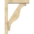 thumbnail image 3 of Ekena Millwork 6"W x 32"D x 44"H Funston Block Rough Sawn Bracket w/ Offset Brace, Douglas Fir, 3 of 25