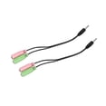 thumbnail image 4 of Earphone Headphone Splitter Audio Jack Plugs Stereo Y Adapter Cable - 1x Jack Plug, 4 of 5