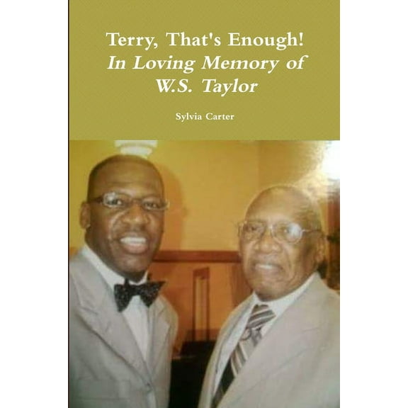 Terry, That's Enough!, (Paperback)