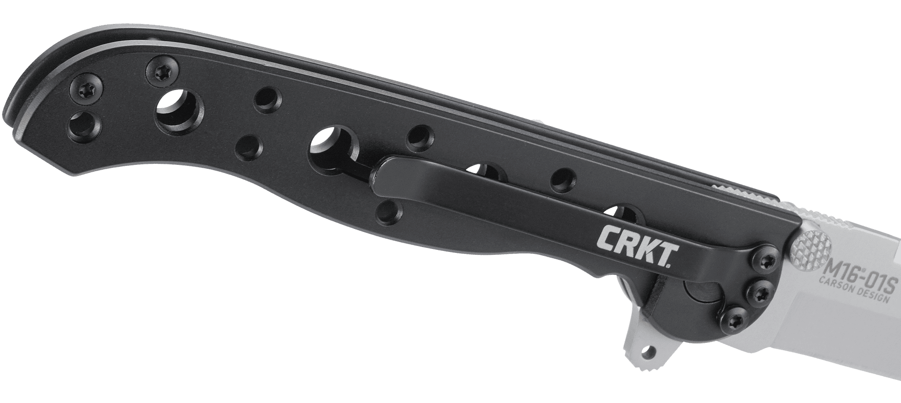 CRKT M16-01S Folding Knife with Frame Lock: Stainless Steel Plain Edge Blade, Stainless Steel Handle, Reversible Pocket Clip, M16-01S