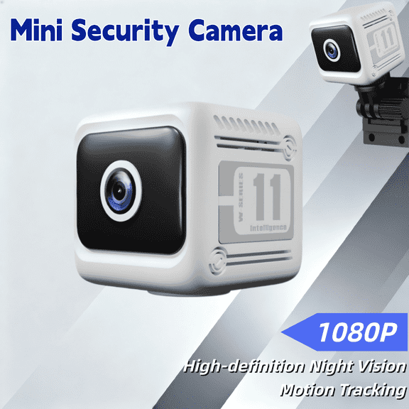 1080P HD Hidden WiFi Spy Camera (white)- Container Shape Nanny Cam, Motion Detection & Night Vision, APP Remote View, 128GB SD Support & Loop Recording