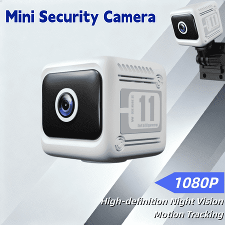 1080P HD Hidden WiFi Spy Camera (white)- Container Shape Nanny Cam, Motion Detection & Night Vision, APP Remote View, 128GB SD Support & Loop Recording