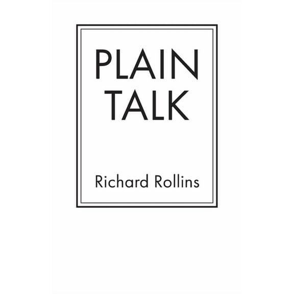 Plain Talk, (Paperback)