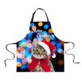 thumbnail image 2 of Delantal de - para Cocinar Hornear - Corbatas Extra Largas - Accesorios de Disfraces con Navideños - 75 Cm O Soledad Delantal de cocina de cocina, 2 of 6