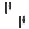 thumbnail image 3 of Inteprter Correa Duoteng para Bip Youth Smart Watch 20mm correa de reloj para Watch 42mm de repuesto negro 2piezas, 3 of 6