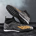 thumbnail image 3 of Zapatos de fútbol para hombre, botas de entrenamiento de fútbol, antideslizantes, ultraligeras, cómodas y transpirables, Unisex, FG/TF, 3 of 5