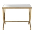 thumbnail image 1 of Safavieh Maureen Iron and Mirror Accent Table in Gold, 1 of 5