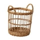 thumbnail image 3 of Cesta de almacenamiento tejida de mimbre Cesta de almacenamiento tejida de ratán Organizador portátil Cesta de frutas vegetales para despensa Cuarto Pequeño, 3 of 8
