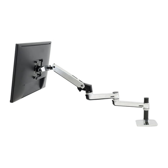 Ergotron LX Extension for LX Arm (Polished Aluminum)