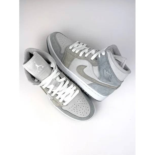Ni - ke Ni - ke Air Jordan 1 Mid SE Particle College Grey DO7139-002 Women's Size 10